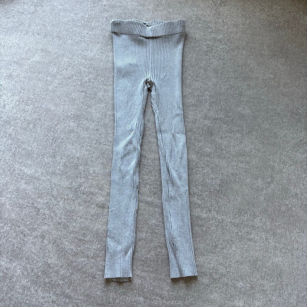 Lunya Grey Ribbed Leggings